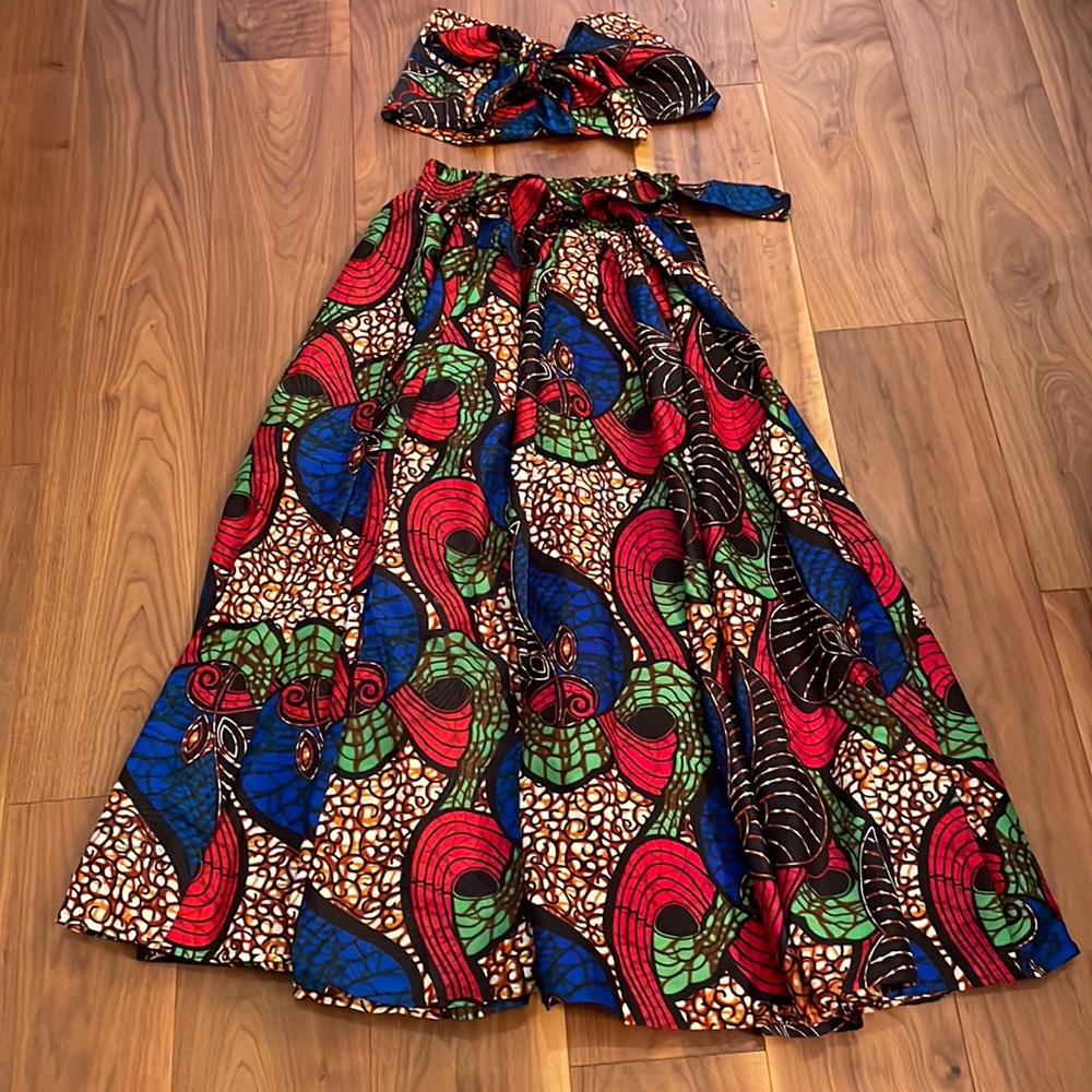 Bahamian maxi dress S/M